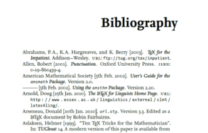 how to bibliography