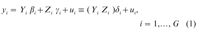 Distribution Of Simultaneous Equation Estimates Research Paper Formula 1