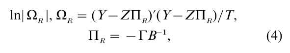 Distribution Of Simultaneous Equation Estimates Research Paper Formula 4