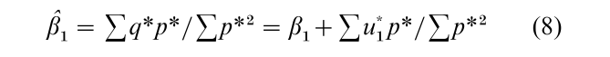 Simultaneous Equation Estimation Research Paper Formula 8