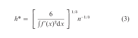 Probability Density Estimation Research Paper Formula 3