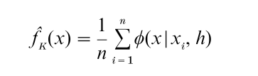 Probability Density Estimation Research Paper Formula 6.2